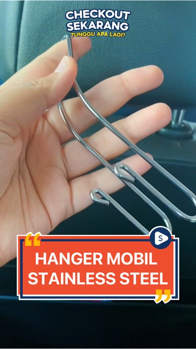 Besi bengkok bikin mobilmu rapi? 🚙 #gantunganbarangmobil #holdermobil #hangermobilviral #semuaadadishopee #ShopeeCOD #fyp #fypシ #semuaorang #CODinApa