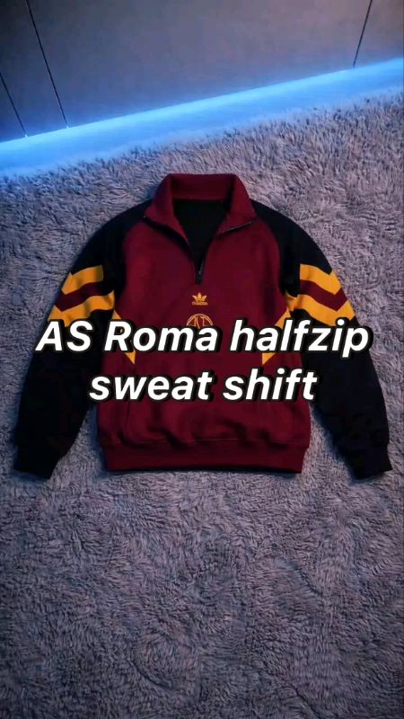 AS Roma halfzip sweat shift#ViralDiShopeeVideo #RacunShopeeCheck #ShopeeFashionHaul #ShopeeCOD #GratisOngkirRP0 #kecebadai😍😍😍 #fypシ