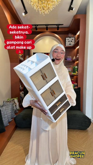 Cekout disini dapat diskon 10% 😍🛒 #tempatmakeup #rakmakeup #organizermakeup #kotakmakeup #perlengkapandandan #makeupstorage #makeupbox #shopeefinds
