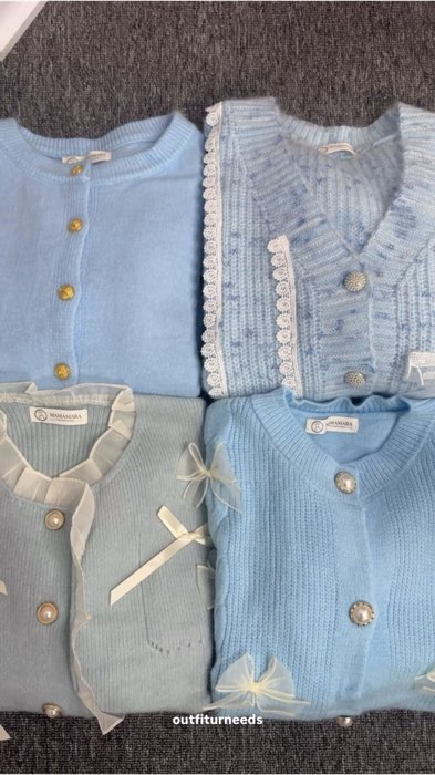 Cardigan spesial dari @MAMAMARA blue blue soft cakep banget #cardiganrajut #cardigankorea #atasanwanita #mamamara