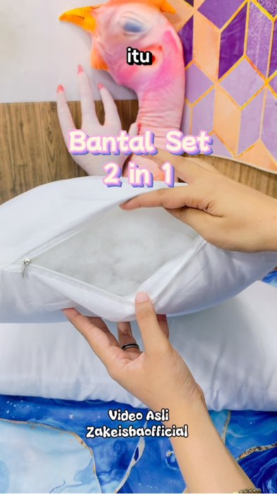 Bantal set 2 in 1 #ShopeeCOD #ViralDiShopeeVideo #RacunShopee #GratisOngkirRP0 #PromoNonStop #shopeevideo #bantalmurah #bantalhotel #bantal