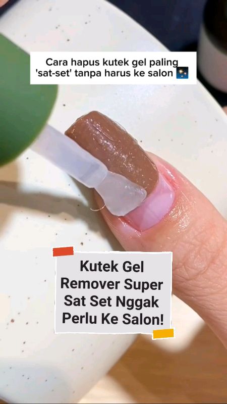remover gel nail super sat set!#SpillBawaBerkah #nailgelremover #kutekgelremover #tutorial #beautyhacks #hacks #RacunShopeeCheck #penghapuskutekgel