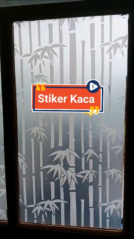 Stiker Kaca Rumah #stikerkacarumah #stikerkaca #stikerkacajendela #campaignshopeevideo #SpillRacunShopee #SpillBawaBerkah #gratisongkir