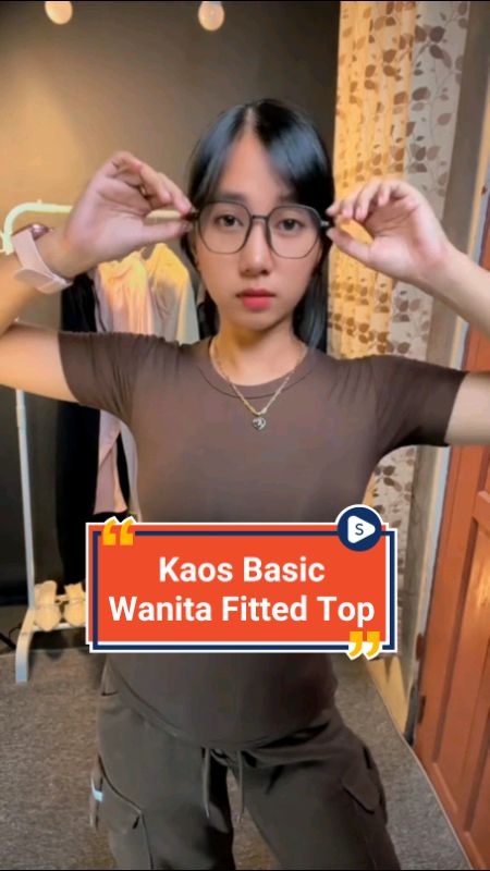 Kaos basic fitted top🥰‼️#fittedtshirt#kaosmurah#kaoswanita#kaos#11shopeegajiansale#11#SpillBawaBerkah #PromoNonStop#GratisOngkirRP0#RacunShopeeCheck