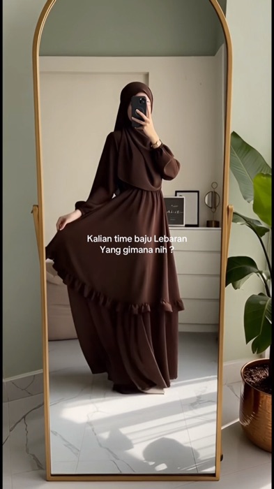 Cantik poll 😍😍#gamiskekinian #gamisterbaru #gamislebaran #gamiscantik #gamissyari #RacunShopee #ShopeeFashionHaul #LebaranEkstraSale