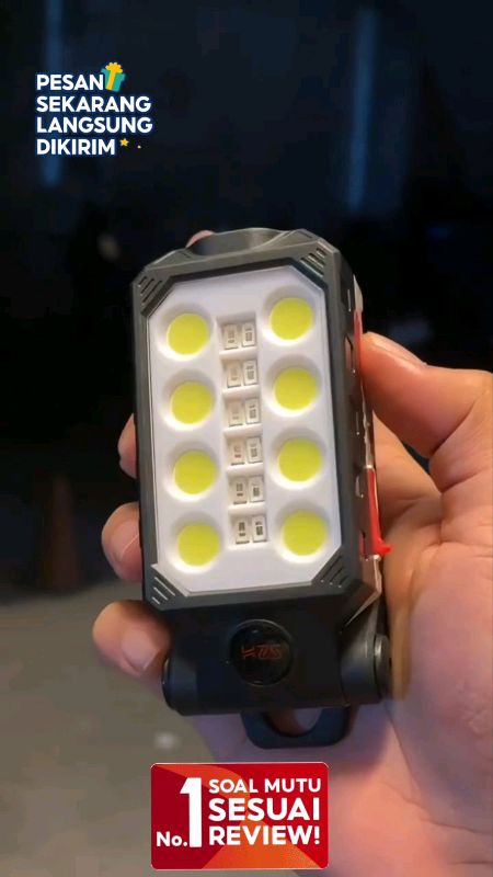 H2S Work light Emergency Lamp 2In 1 HS - L 1000W ✨#LampuWorklight #lampuemergencyviral #LampuEmergency #ViralFypDiShopiee♥😍