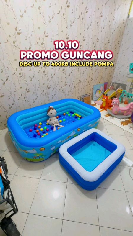 Kolam Rennag Anak Jumbo Murah Inflatable Swiming Pool #kolamrenanganakmurah #kolamrenang #kolamrenangportable