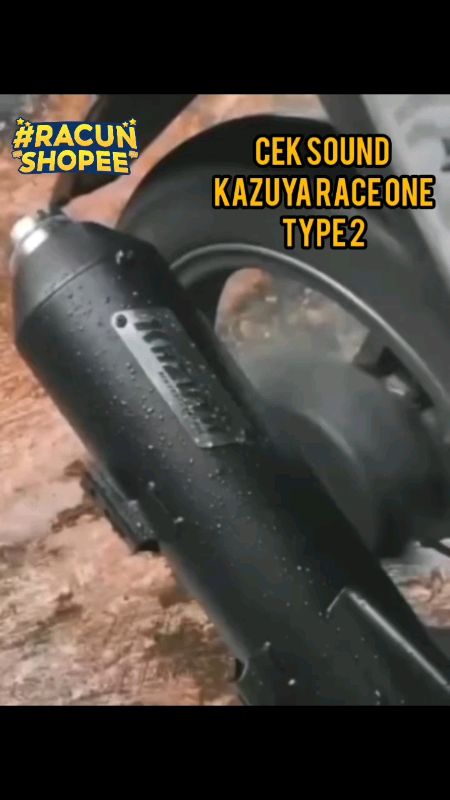Knalpot Kazuya race one v2#knalpotstandarracing #knalpotracing #knalpotkazuya #knalpotstandarracingvario #knalpotstandarracingbeat #RacunShopee