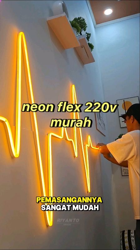 paket neon flex 220v tinggal colok #neonflex #neonflexmurah #neonflexrunning #neonflexrgb #neonflex220v #kamaraesthetic #dekorasikamar #RacunShopee