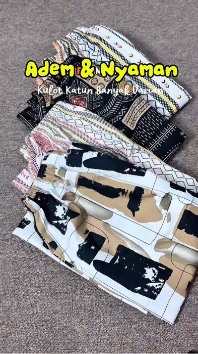 Celana Kulot Rumahan #AdemNyamanDipakai #kulotmurah #celanakulot #RacunShopee #SpillBawaBerkah #ViralDiShopeeVidio #viraldishopee #GratisOngkirRP0