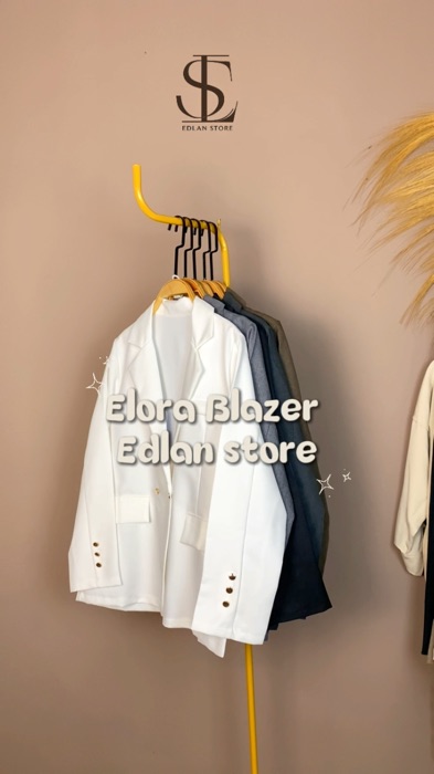 Elora Blazer by.edlanstore cek keranjang kuning sekarang✨📌🔗 #fypシ #blazerwanita #edlanstore #blazersemi