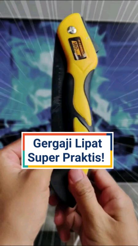 Hanya untuk motong kayu, bukan babat hutan ya 🤭#gergajilipat #DiskonRacunShopee #ShopeeCOD #RacunShopee #GratisOngkirRP0