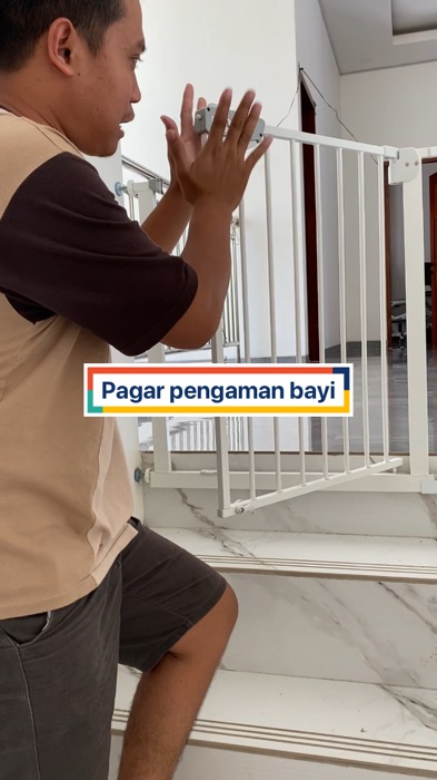Pagar pengaman bayi. #pagarpengamanbayi #ViralDiShopeeVideo #viraldishopee #PromoNonStop #GratisOngkirRP0 #wibgajian #cuantanpabatas #RacunShopee