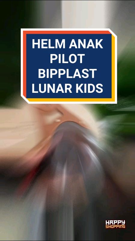 Helm Anak Pilot Bipplast Lunar Kids SNI Polos Laki-laki Perempuan#RacunShopee#PromoNonStop#SpillRacunShopee#ViralDiShopeeVideo#fypシ