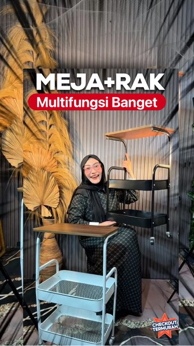 Checkout Di Keranjangku Disc 10%🛒 #mejadarak #mejabelajar #mejakerja #mejarak #mejafungsional #mejarumah #mejabelajarank #mejarapi #rakpenyimpanan