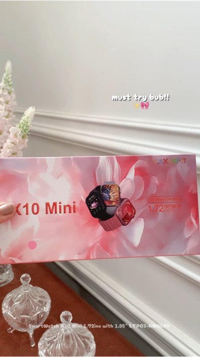 smartwatch X10 mini 🎀#affiliateshopee #smartwatch #smartwatchmurah #kadoulangtahun #fyp #kadopacar