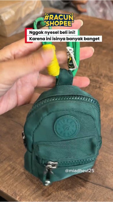 Pouch mini serbaguna, ransel supermini, dompet koin dompet makeup #RacunShopee #RacunShopeeCheck #ViralDiShopeeVideo #pioma #piomabag #pouchmini
