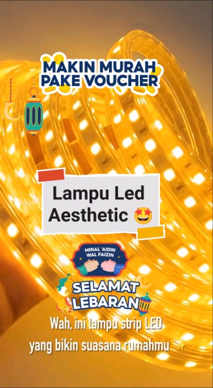Lampu Tahan Air Multi-Lampu / Lampu Luar Ruangan / Lampu Dekorasi Dalam Ruangan / Lampu Hias Aesthetic #PromoNonStop #Cashback40Persen #lampuled #fyp