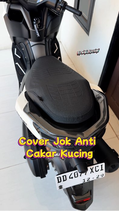 Cover jok motor anti cakar kucing kulit premium amplas pasir #coverjokmotor #coverjokanticakarkucing #coverjokmotoranticakarankucing #PromoNonStop