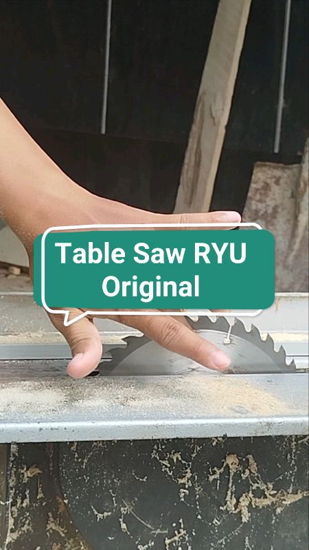 #tablesawryu #tabelsaw #ryutablesaw #ryurts8tablesaw8inch #belahkayu #sirkel8inci #mesinsirkelkayu