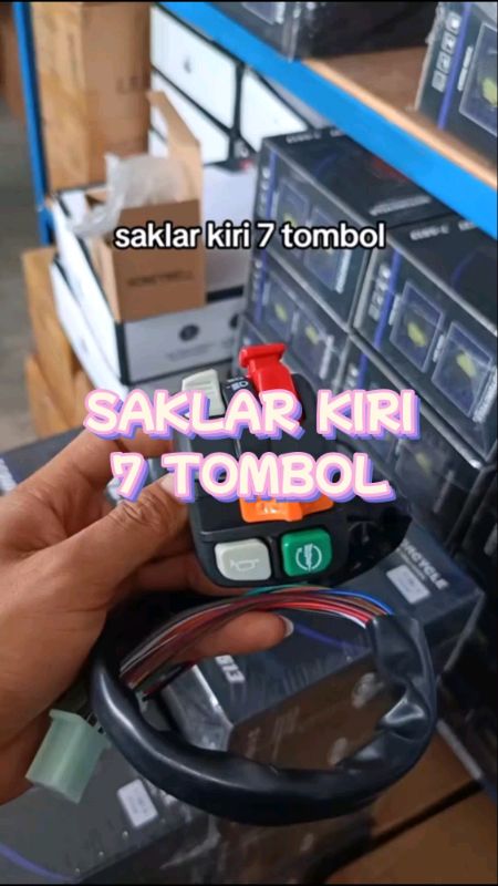 #SaklarKiri7Tombol #saklar7tombol