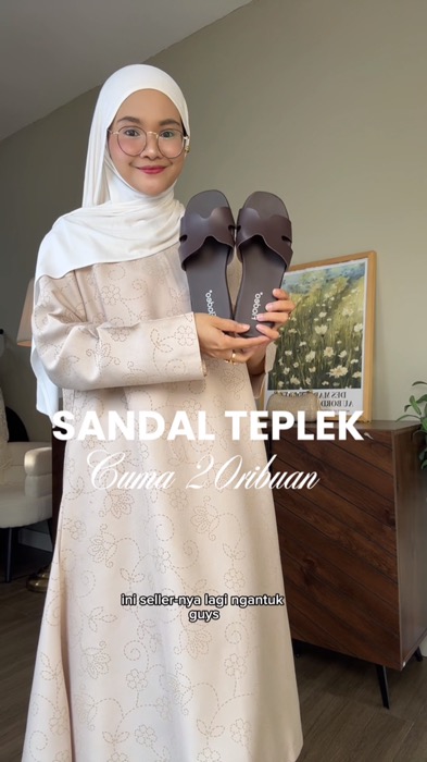 Cakep#RacunShopee #RacunShopeeCheck #GratisOngkirRPO #ViralDiShopeeVideo #OOTDFashionShopee #sandalteplek #sandalteplekwanita #sandalteplekmurah