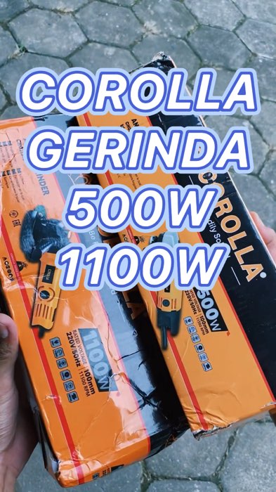 Corolla gerinda 4" 500W 1100W #mesingerinda #gerindatangan #gerinda #gerindacorolla #gerindamurah #gerindalistrik #RacunShopee #DiskonRacunShopee