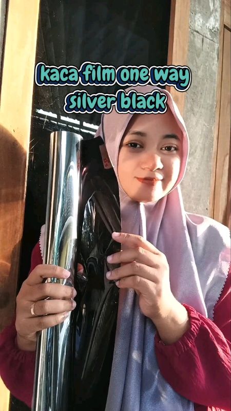 stiker kaca,kaca film one way silver black.#kacafilm #kacafilmoneway #stikerkaca