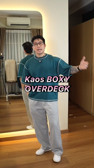 Kaos boxy overdeck #kaosboxy #kaosboxyoversize #bajuboxy #shopee #shopeevideo #ShopeeFashionHaul #RacunShopee