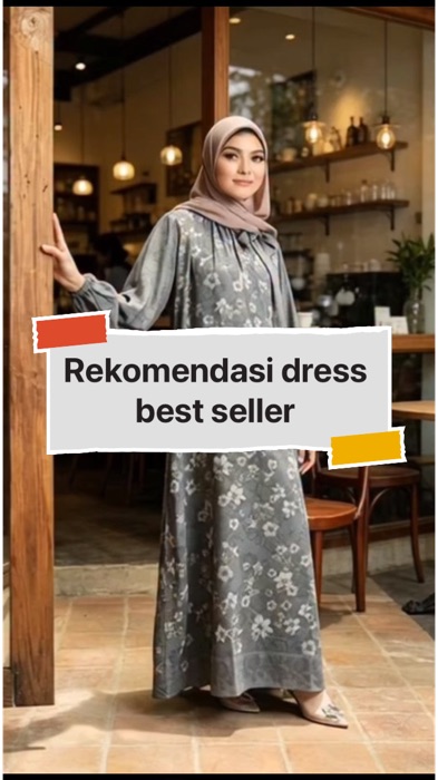 ZM- Gamis Wanita - Alkisah - Edisi Timun Mas #ViralDiShopeeVideo #OOTDFashionShopee #RacunShopeeCheck #GratisOngkirRP0