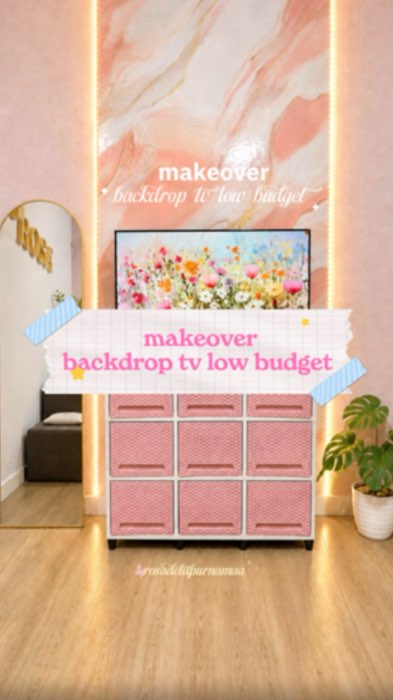 #makeover #dekorasirumah #backdroptv #wallpapermarble #ShopeeLook #SpillBawaBerkah #SpillRacunShopee #RacunShopee
