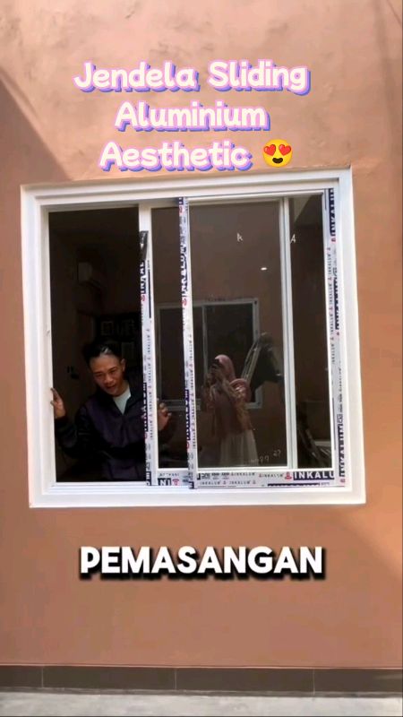Jendela Sliding Aluminium Aesthetic 😍 #fyp #RacunShopee #jendelaslidingalmunium #jendelageser #jendelasliding #jendelaestetik #ViralDiShopeeVideo