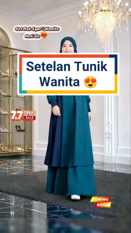 #setelanwanita #setelanwanitakekinian #setelanwanitamurah #setelanwanitaviral #tunikwanita #tunik #GratisOngkirRP0 #RacunShopee #DiskonRacunShopee