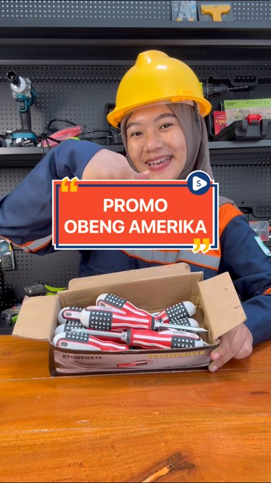 Promo obeng Amerika #obengamerika #obengamerikatermurah #Obengamerikabolakbalik #obengamerika2in1 #PromoNonStop #promoshopee #promomurah