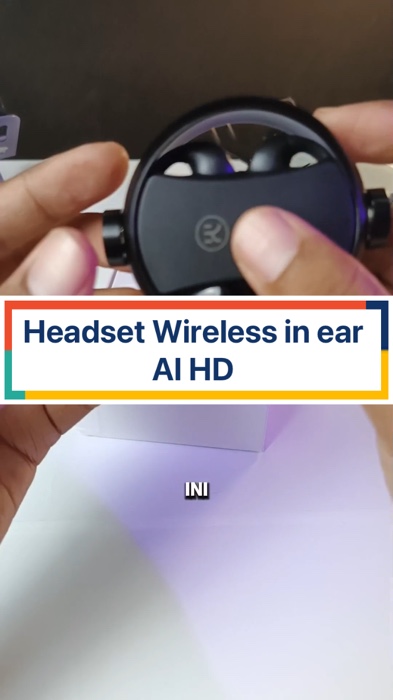 Headset Wireless in ear AI HD#RacunShopee#GratisOngkirRP0#ViralDiShopeeVideo#shopeevideo#fyp#viral#ShopeeLook#ShopeeCOD#RacunShopee#shopeevideo