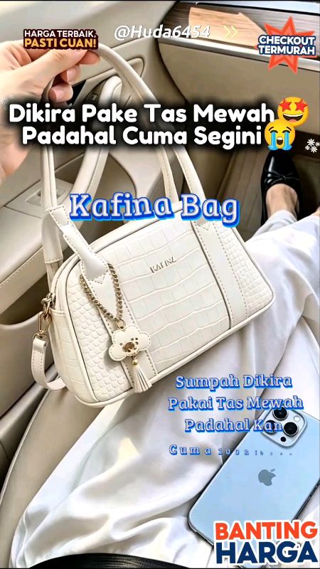 Kafina Tas Viral😍#taswanita#tasselempang#tasselempangwanita#fashionwanita#ShopeeFashionHaul#RacunShopee#GratisOngkirRP0#Diskon50Persen#bismillahfyp
