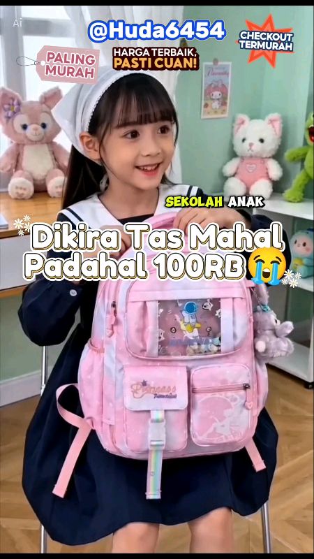 Ransel Cantik Banget🥰#ranselwanita#ranselsekolah#taswanita#tasransel#RacunShopee#GratisOngkirRP0#Diskon50Persen#bismillahfyp#backpack#tasanak#ransel
