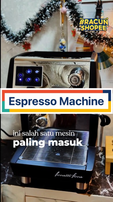 Espresso Machine#RacunShopee#GratisOngkirRP0#ViralDiShopeeVideo#shopeevideo#fyp#viral#ShopeeLook#ShopeeCOD#RacunShopee#shopeevideo