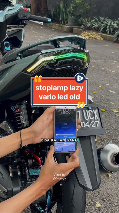 rekomendasi stoplamp keren buat motor vario led old #stoplamplazy #stoplamplazyvario #varioledold #variomodifikasi #GratisOngkirRP0
