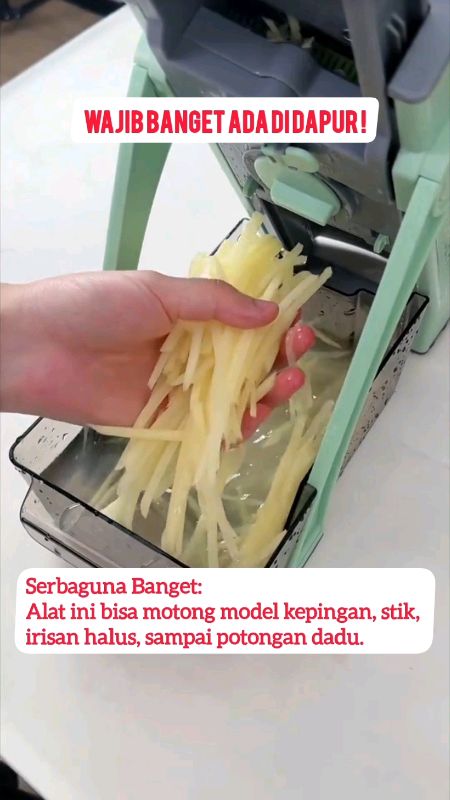 Alat potong sayur praktis berguna banget, masak jadi hemat waktu dan tenaga #pemotongsayuran #alatpemotongsayur #alatpotongsayurserbaguna