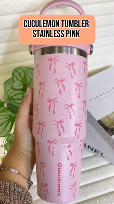 Cuculemon Tumbler Stainless Pink #tumblercuculemon #tumblerstainless #tumblerbesar #RacunShopee #fyp