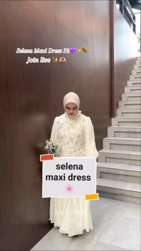 Pake dress ini jadi kalem banget mau jadi cewe feminim duluuu🍵ིྀ🍓🤍༘⋆｡˚#artemisfashion #ootdhijabstyle #GratisOngkirRP0 #ShopeeVideoCreator