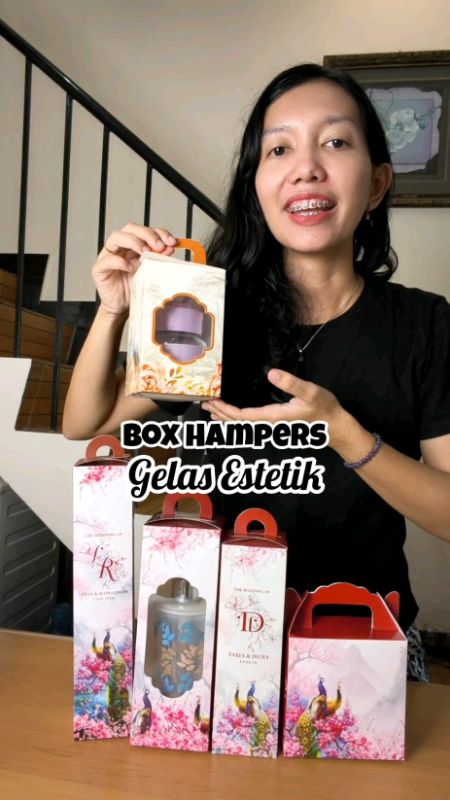 Box hampers souvenir gelas #boxsouvenirgelas #RacunShopee #SpillBawaBerkah