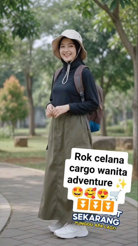 Rok celana cargo wanita adventure ✨🤩🛒#rokcelanacargo #RacunShopee #RacunShopeeCheck #SpillRacunShopee #SpillBawaBerkah #ShopeeCOD #ShopeeLook