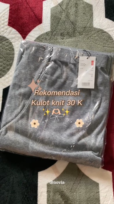 Nyoba beli karena penasaran, pas datang taunya emang bagus 🤝#kulotknit #celanakulot #rekomendasi #ShopeeFashionHaul #ngontendishopee #shopeevideo
