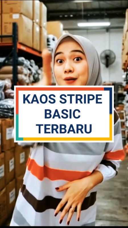 Kaos Stripe Basic 3 Warna Terbaru #kaoswanita #kaosstripe #kaosstripeoversize #atasanwanita #kaosterbaru #fashion