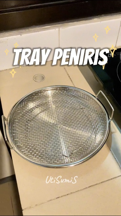 Tirisan tray peniris saringan minyak gorengan #penirisgorengan #penirisminyak #traypenirisminyak #traypenirisgorengan #RacunShopee #SpillBawaBerkah