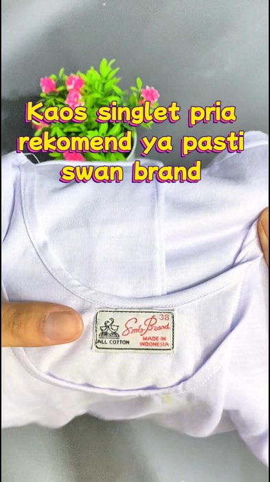 kaos singlet pria rekomend ga swan brand #SpillBawaBerkah #Cashback40Persen #Cashback50Persen #SwanBrandOri #swanbrandsinglet #swanbrand