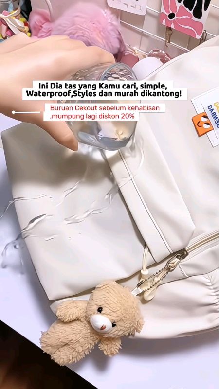 simple tp mewah dan berkualitas #ranselwanita #terlarisdishopee #rekomendasi #fypシ #waterproof