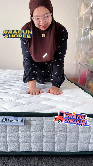 #mosswood #kasur #kasurmurahberkualitas #kasurmosswood #kasurspringbed #kasurvacuum #kasurbergaransi #kasurpegasbergaransi #pengikut #RacunShopee